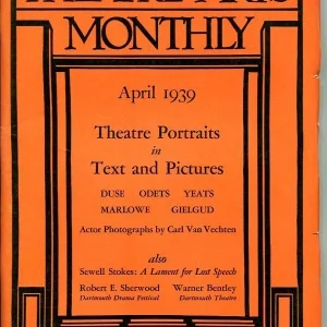 Ethel Merman Jimmy Durante Judith Anderson 1939 Theatre Arts Monthly Magazine