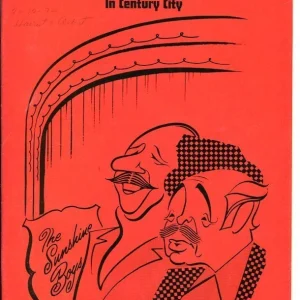 Jack Albertson Sam Levene Alan Arkin Neil Simon The Sunshine Boys 1974 Program