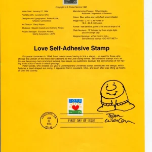 Tom Wilson Ziggy Comic Creator Artist Rare Signed Autograph FDC Sheet W/ Sketch