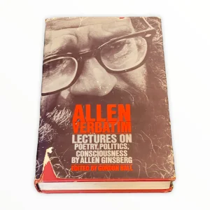 Allen Ginsberg Verbatim Lectures Beat Poet Signed Autograph 1st Ed Book JSA COA