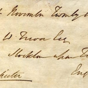 Unknown 1800s British Lord Peerage Signed Autograph