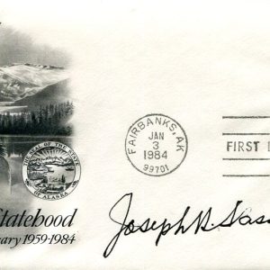 Joseph Sasser WWII War Aleutian Campaign Battle of Attu Alaska Signed Autograph