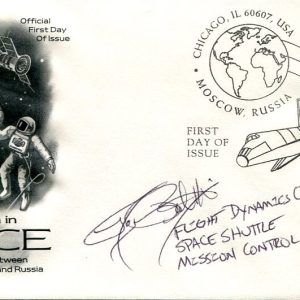 Roger Balettie NASA Flight Dynamics Officer Space Shuttle Signed Autograph FDC