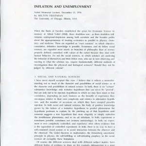 Milton Friedman 1976 Nobel Prize Economics Rare Signed Autograph Lecture JSA