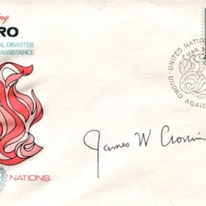 James Cronin Nobel Prize Physics Subatomic Particles Kaons Signed Autograph FDC