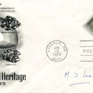 Mary Leakey Paleoanthropologist Discover Proconsul Fossil Signed Autograph FDC