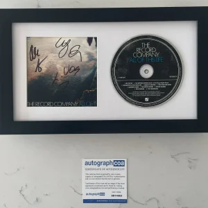 THE RECORD COMPANY SIGNED ALL OF THIS LIFE FRAMED & MATTED CD AUTOGRAPH ACOA COA