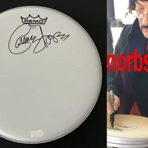 CARMINE APPICE SIGNED VANILLA FUDGE 12" REMO DRUMHEAD wEXACT PROOF & BECKETT COA