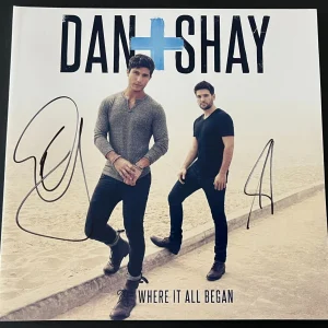 DAN + AND SHAY SIGNED WHERE IT ALL BEGAN VINYL w/EXACT VIDEO PROOF & BECKETT COA