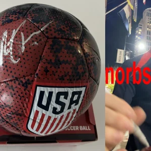 MATT TURNER SIGNED USMNT TEAM USA SOCCER BALL w/EXACT VIDEO PROOF & BECKETT COA