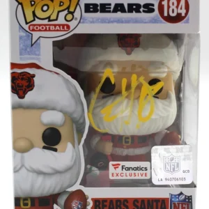 Caleb Williams Signed Chicago Bears Santa Funko Pop 184 w/Beckett COA BR25891