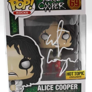 Alice Cooper Signed Hot Topic Pop Rocks Funko Pop 69 w/Beckett COA BR25864