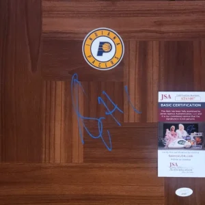 Stephen Jackson Signed Floorboard w/ JSA COA #AT63407 Indiana Pacers