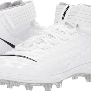 Size 10 Nike Force Savage Pro 2 White Football Cleats AH4000-100 Men’s Brand New