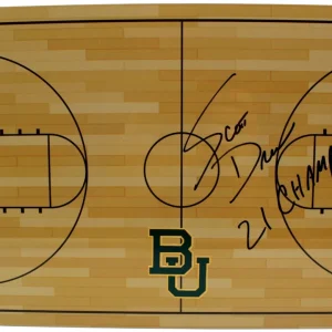 Scott Drew Signed Baylor Bears Basketball Clipboard Play w/Beckett COA BS38134