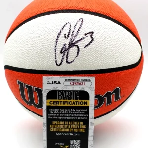 Candace Parker L.A. Sparks Sky Signed WNBA Logo Basketball W/JSA COA CF85621
