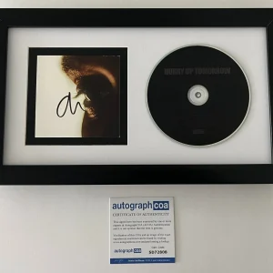 THE WEEKND ABEL TESFAYE SIGNED HURRY UP TOMORROW FRAMED CD w/ AUTOGRAPH COA ACOA