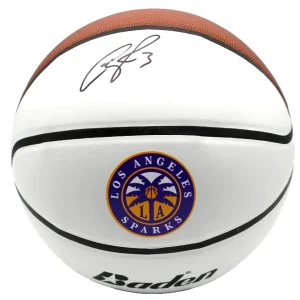 Candace Parker Los Angeles L.A. Sparks Signed Logo Basketball W/JSA COA CF85626