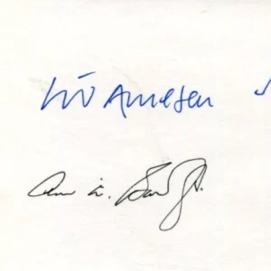 Liv Arnesen Ann Bancroft Arctic Explorers Women Signed Autograph With Sketch