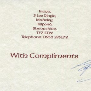 Edith Pargeter Ellis Peters Brother Cadfael Chronicles Author Signed Autograph