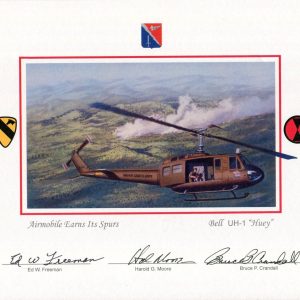 General Hal Moore Ed Freeman Bruce Crandall Medal of Honor MOH Signed Art Print