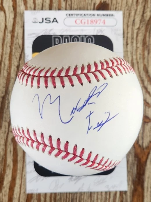 Maxwell Frost Signed OMLB Baseball w/ JSA COA #CG18974 Florida Congressman