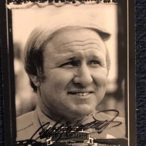 Cale Yarborough signed press pass legends Card Autographed NASCAR Legend