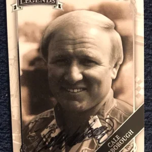 Cale Yarborough signed press pass legends Card Autographed NASCAR Legend
