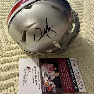 Urban Meyer Signed Mini Helmet Ohio State Buckeyes JSA Authentication COA