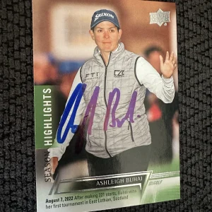 Ashleigh Buhai Signed LPGA Tour Golf Card Autographed