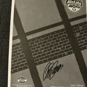 Brickyard 400 Starting Field Line-up Nascar Signed Pole 2007 Reed Sorensen