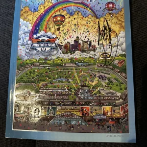 2005 Brickyard 400 Signed Program Winner Tony Stewart Unused New NASCAR auto