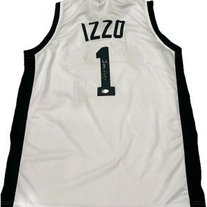 TOM IZZO signed (MICHIGAN STATE SPARTANS) #1 basketball jersey PSA/DNA AO79807