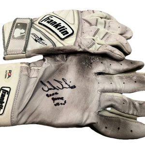 JACK SUWINSKI signed PITTSBURGH PIRATES Game Used Batting Gloves PSA/DNA AO79854