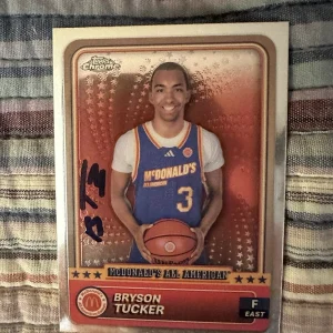 Bryson Tucker Signed In Person Trading Card Autographed Rookie RC