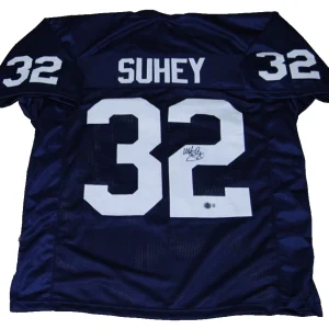 MATT SUHEY signed (PENN STATE NITTANY LIONS) Custom football jersey BECKETT