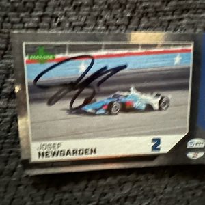 2024 Parkside Indy Trading Card Indianapolis 500 Signed Josef Newgarden Parallel