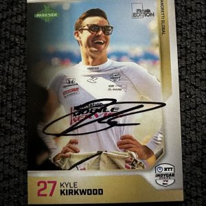 2025 Parkside First Edition Indy Car Trading Card 500 Kyle Kirkwood Signed