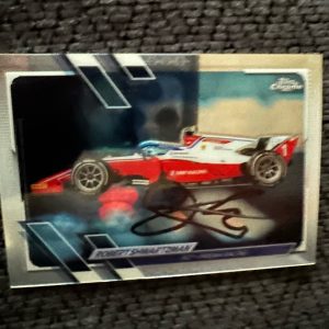 Signed Trading Card Indy 500 Car Indianapolis Robert Shwartzman Formula 1 F1