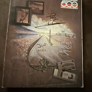 1987 Indy Car Program Signed By Pole Winner Mario Andretti Indianapolis 500