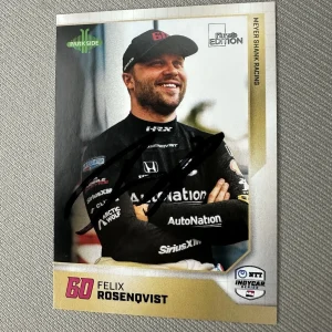 2025 Parkside First Edition Indy Car Trading Card 500 Felix Rosenqvist Signed