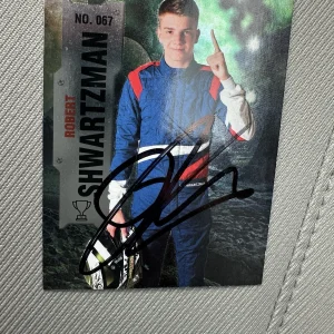 Signed Trading Card Indy 500 Car Indianapolis Robert Shwartzman Formula 1 F1