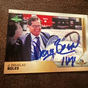 2025 Parkside Indy Car Trading Promo Card 500 Signed Doug Boles IMS President