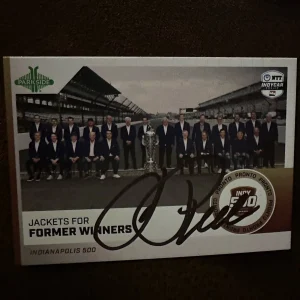 Signed Trading Card Indy 500 Car Indianapolis Roger Penske 2024 Parkside Pronto