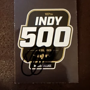 Signed Trading Card Indy 500 Car Indianapolis Roger Penske 2024 Parkside
