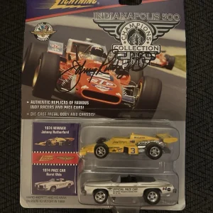 Indianapolis 500 1:64 DieCast Signed Johnny Rutherford Indy 1974 Winning Car