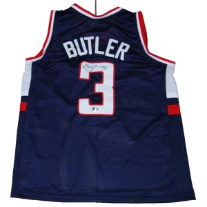 CARON BUTLER signed (UCONN HUSKIES) #3 basketball jersey BECKETT BAS BS38366