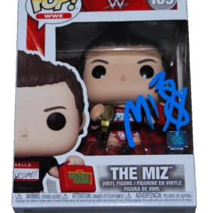 MICHAEL MIZANIN signed THE MIZ Money in the Bank Funko pop #169 BECKETT BQ83856