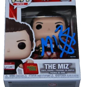 MICHAEL MIZANIN signed THE MIZ Money in the Bank Funko pop #169 BECKETT BQ83855