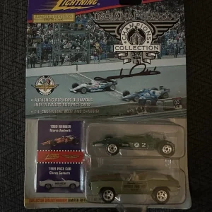 Indianapolis 500 1:64 DieCast Signed Mario Andretti Indy Car Autographed 1969